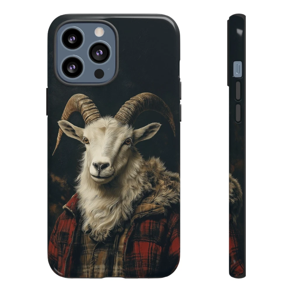 Funny mountain goat iPhone case for 16 15 14 13 Plus Pro Max