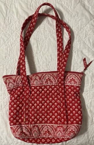 Cartera Vera Bradley Nantucket Aldeana Roja Retirada 2006 - Imagen 2 de 7