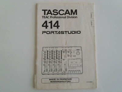 TASCAM Portastudio 414 Mixer with Tape Recorder Germany and French Version 