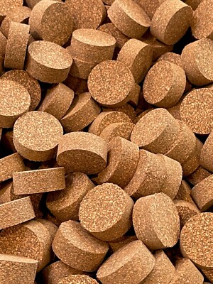 Cork Rings 10 Premium #2549 Premium  Quality Rubber Mix  1 1/4  x 1/2  Solid