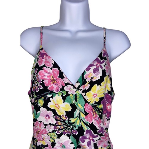 Free People En Elly NWT 4si3nna Cassie Mini Floral Wrap Spaghetti Strap Dress M - Picture 7 of 11