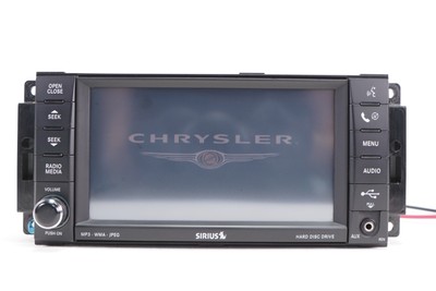 CHRYSLER Radio AM/FM CD Player MP3 DVD HDD Display OEM 2008 - 2010