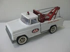 Vintage 1960s Made In USA Tonka Toys AA Wrecker 24hr Service Tow Truck