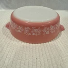Vintage PYREX Pink Gooseberry 471 Bowl No Cover 1 Pint USA Serving Dish 1960 EUC