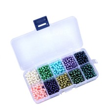 1000Pcs Multi Color Jewelry Making Beads Durable DIY Pearl for Bracelet Necklace