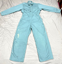 VTG Big Mac JC Penny Green Coveralls Mens Size 38R Work Suit Mechanics Jumpsuit
