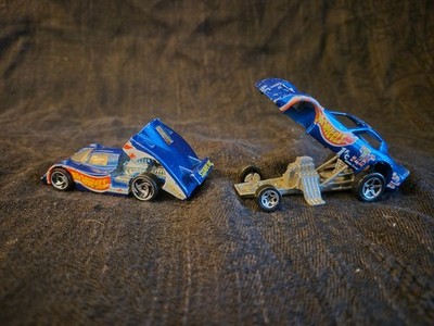 1977 Hot Wheels Pontiac Firebird Funny Car & 1983 Hot Wheels Sol-Aire CX4