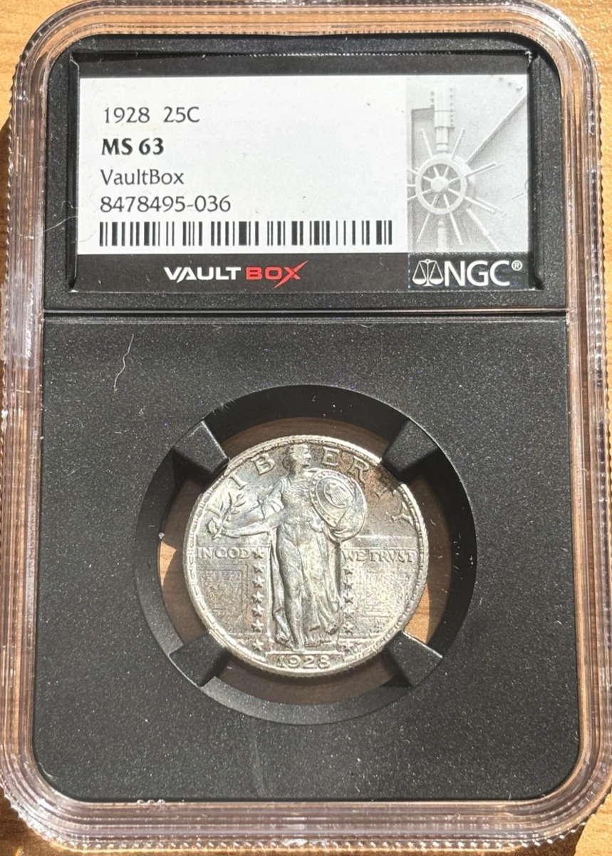 Silver 1928 Year Standing Liberty US Quarters (1916-1930) for sale