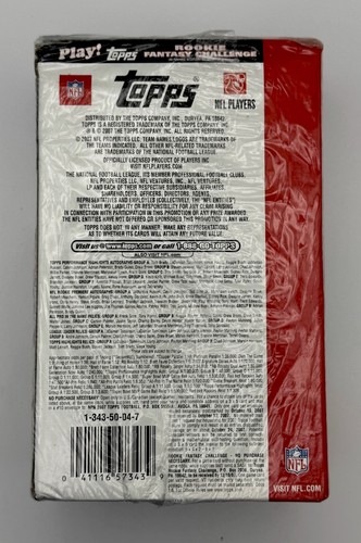 Fútbol americano Topps NFL 2007 - Red Hot Rookies - BONO 21 caja sellada - Imagen 7 de 11