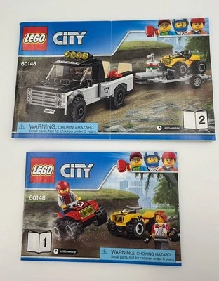Lego City 60148 Booklet 1 &2 Instructional Manual Only 2017 - Image 1 of 2