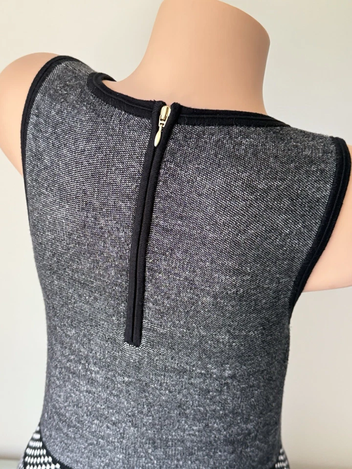 41 Hawthorn Stitch Fix Mujer M Suéter Vestido Sin Mangas Negro Tejido Preppy Foto 4 de 4