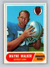 1968 Topps Football - Wayne Walker #26