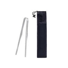 Boundless Voyage Titanium Tea Cup Long Tongs Clip Steak Lid Kitchen Food Fold...