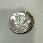 1963 50C Franklin Half Dollar Partial Toning FREE SHIPPING
