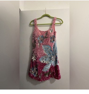fleur oasis mini dress Fleur Oasis Fully Embellished Mini Dress 1X