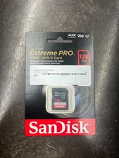 Sandisk 128GB Extreme PRO SDXC UHS-II SD Memory Card 300Mb/S