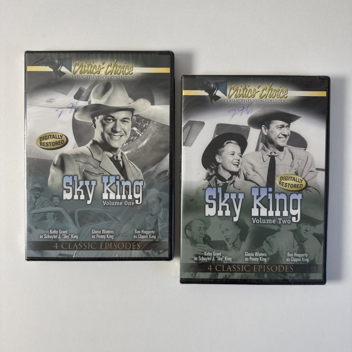 Sky King - Volume One & Two Black & White- DVD New & Sealed - 2