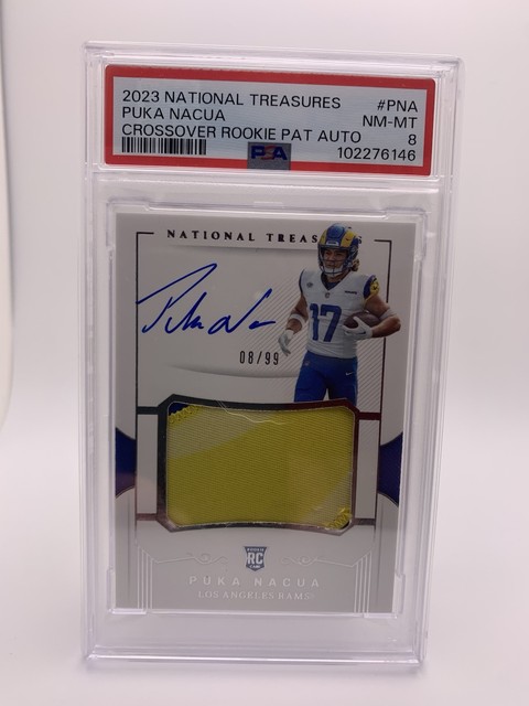 Puka Nacua 2023 Panini National Treasures Rookie Patch Autographs
