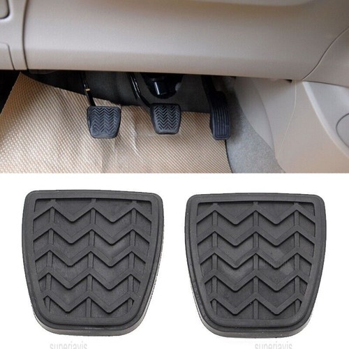 1 Pair Rubber Replacement Brake Clutch Pedal Pads Cover For Toyota Tacoma 01-17 - Picture 10 of 10