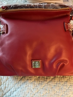Dooney & Bourke Tegan Mulberry Smooth Leather Never Used New