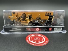 CAT Micro Constructors Diecast Construction Trucks, 100th Anniversary Set of 4