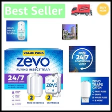 Ultimate 2-Pack Flying Insect Trap - Electric Bug Catcher with UV Light