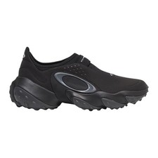 Zapatos de golf Oakley para hombre Edge Icon sin cordones sin clavos FOF100539-02E - Blackout - Nuevos