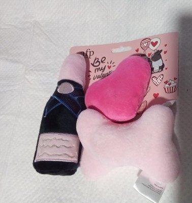 All For Paws 3 Piece Valentines Small Dog Rope Toy 