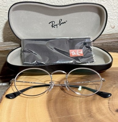 Ray-Ban RB3547V 2503 Oval Eyeglasses Polished Gunmetal 51-21 Metal