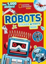 National Geographic Kids Robots Sticker Activity Book (Paperback)