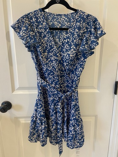Cupshe Kleid blau geblümt Größe S (neu mit Etikett) - Bild 1 von 5