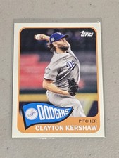 2021 Topps Baseball Clayton Kershaw 1965 Redux Retro Insert! #T65-28