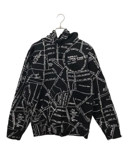 Capuche carte brodée S Supreme Gonz