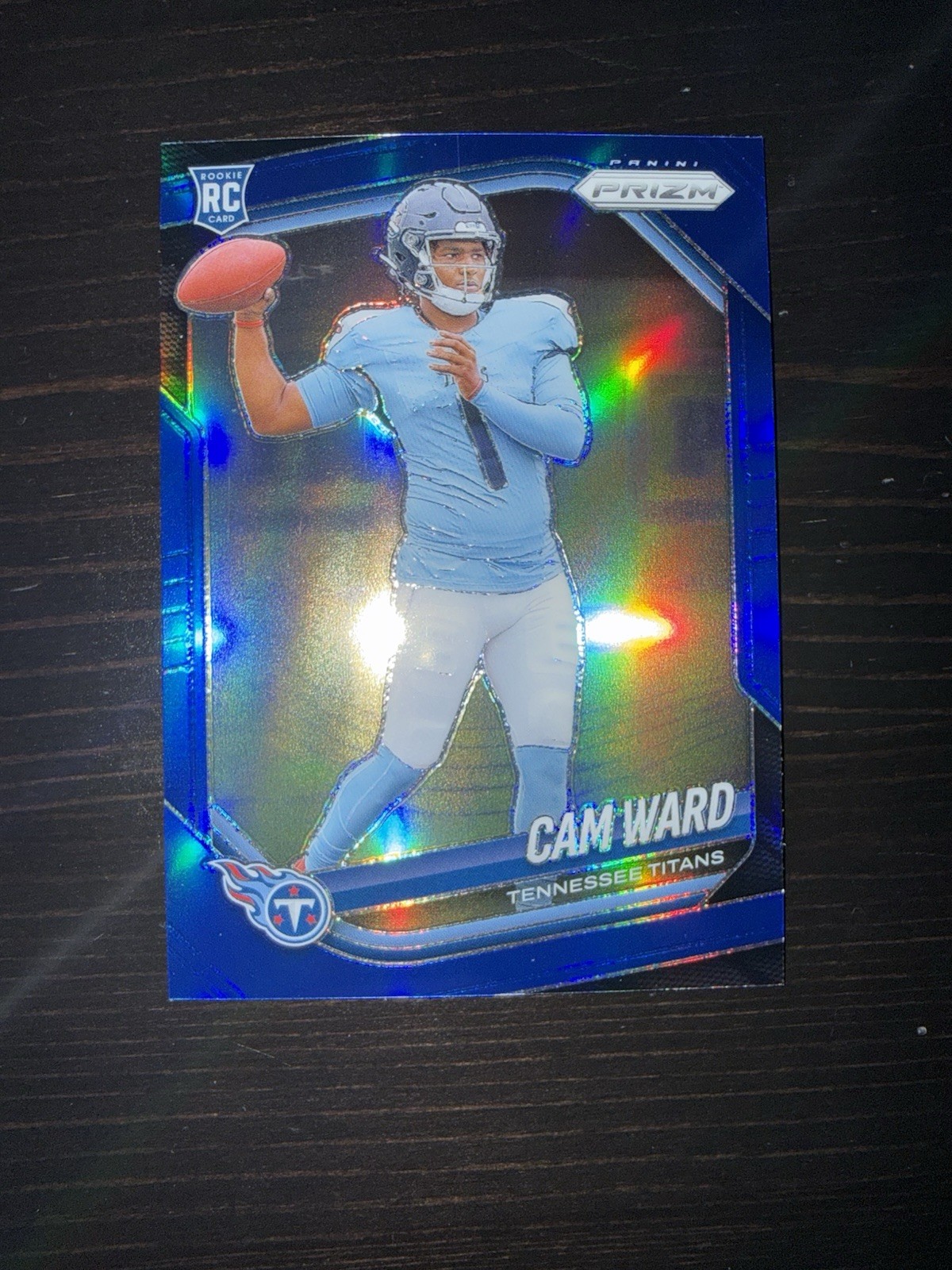 Panini 2025 Prizm Cam Ward Rookie True Blue SSP Prizm #352 