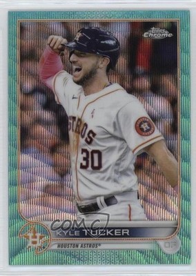 2022 Topps Chrome Aqua Wave Refractor 135/199 Kyle Tucker #45 ni4
