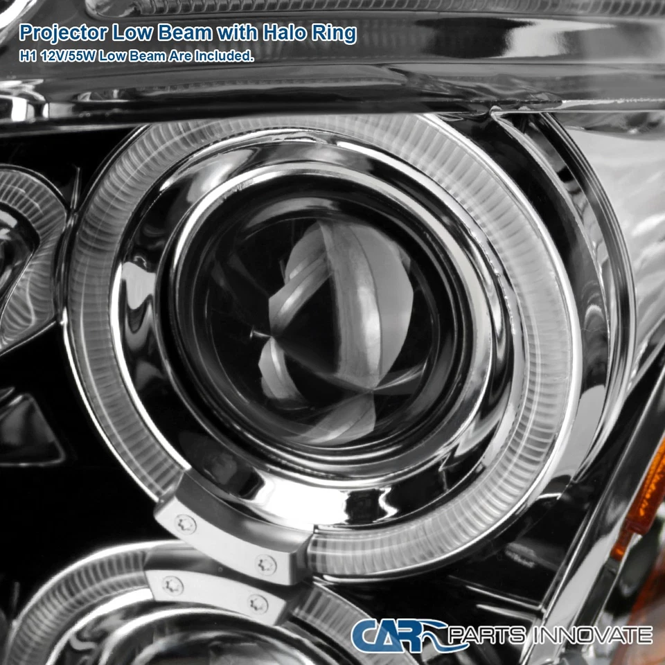 Fits 2006-2011 Mitsubishi Eclipse Halo Projector Headlights LED Lights Bar 06-11 Foto 4 de 4