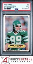 1983 TOPPS STICKERS INSERT #13 MARK GASTINEAU PSA 9