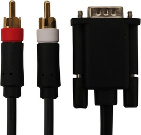1.8M Dreamcast VGA Cable & HD Adapter - Male-to-Male with Audio Converter