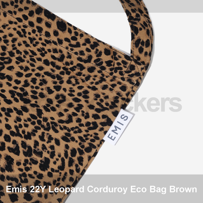 ☆EMIS☆ 22Y LEOPARD CORDUROY ECO BAGIVORY Emis 22Y Leopard Corduroy Eco Bag Brown | eBay