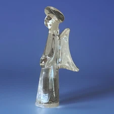 Vintage Toscany Collection 24% Lead Crystal Angel 9” Tall