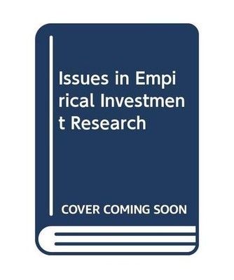 Issues in Empirical Investment Research, Segelod, E.