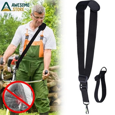 Universal Trimmer Shoulder Strap Padded Belt Harness fr Brush Cutter Leaf Blower