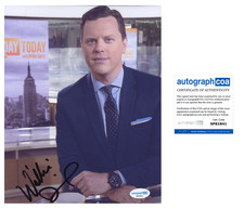 Willie Geist 'Sunday Today’ TV Anchor Signed 8x10 Photo Morning Joe ACOA