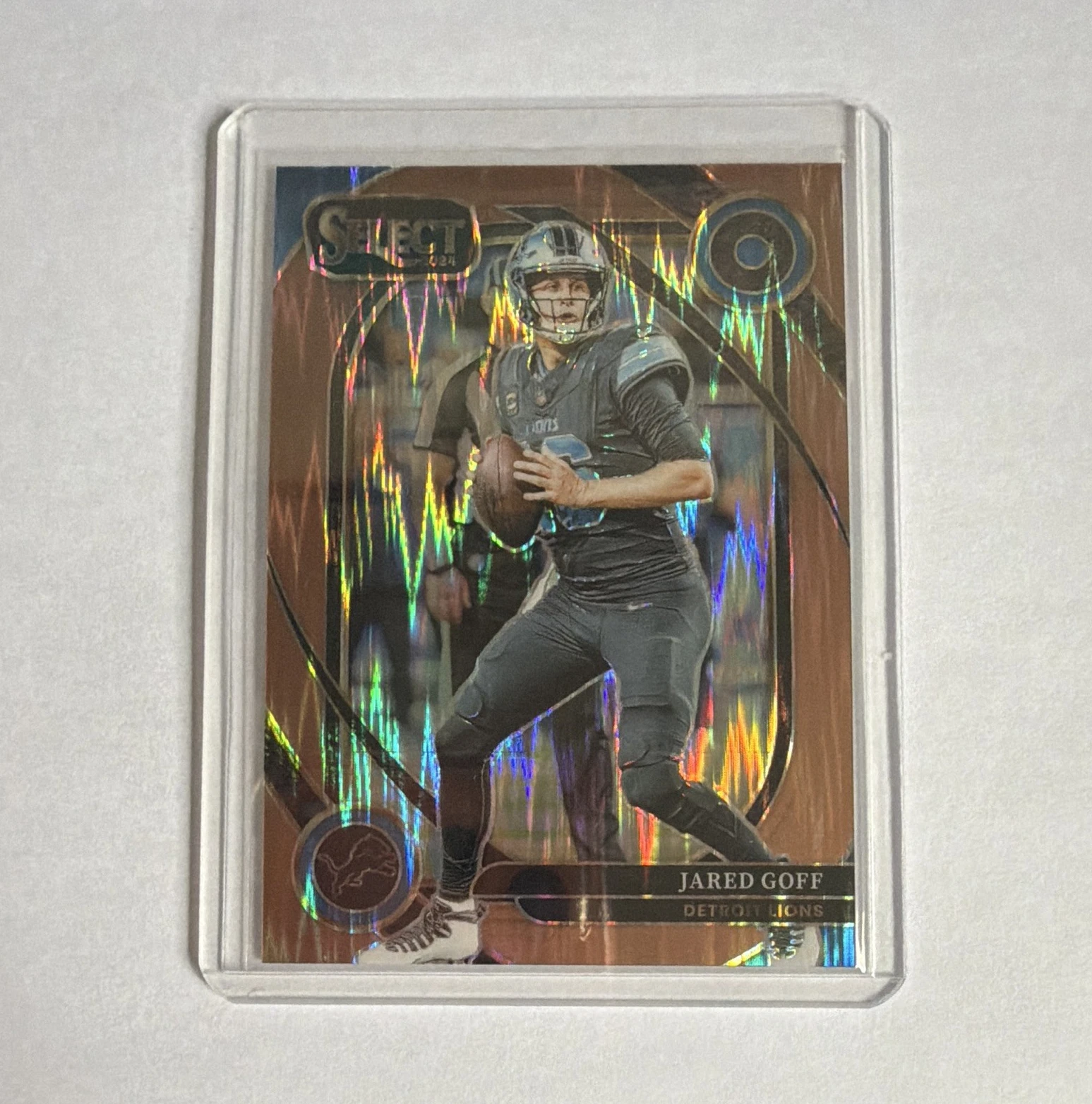 2024 Select Copper Shock Prizm Club Level Jared Goff #228 Copper Shock Prizm /299