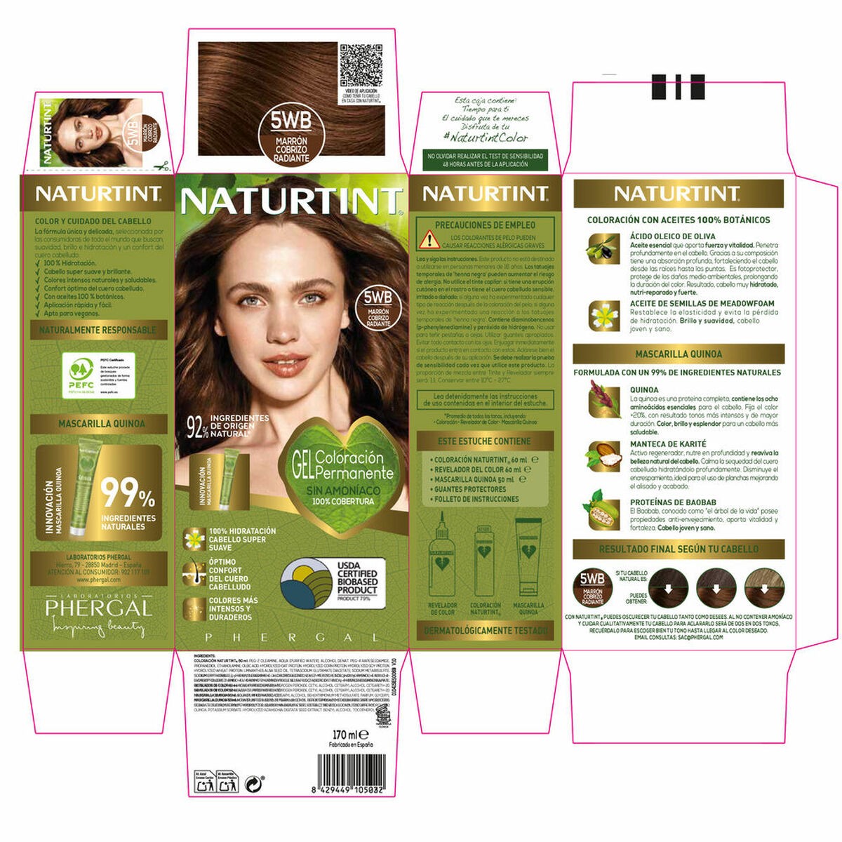 Tintura Permanente Naturtint NATURTINT COLORACIÓN 170 ml