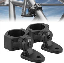 KEMIMOTO UTV whip flag mount holder 1.75-2 inch roll bar cage universal pair