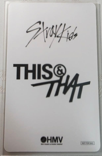 Stray Kids THIS & THAT HMV JAPAN Lucky draw Z limited Official Photo card - Bild 15 von 17