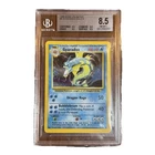 Pokémon Card Gyarados Holo Card 6/102 Base Set Unlimited Rare - Graded PSA 8