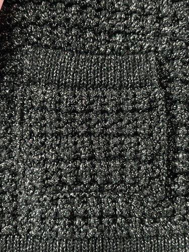 BA&SH Gaston Black/Silver Cardigan, Size 0 / XS-S, BNWT - Picture 9 of 16