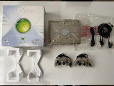Microsoft Xbox + 2x Controller + Cavo / Crystal Pack - Edizione Limitata in Confezione Originale